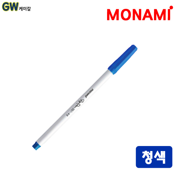 모나미 수성사인펜 351 (흑색,적색,청색)